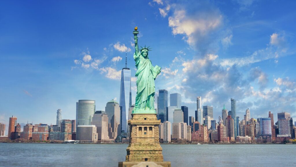 Statue de la Liberté dans le port de New York