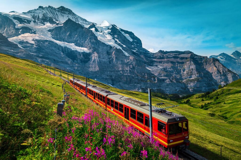 Train suisse avec Perraud Voyage