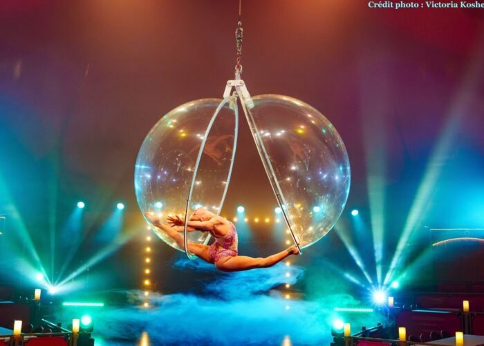 Spectacle cabaret-cirque présenté au Cirque Imagine