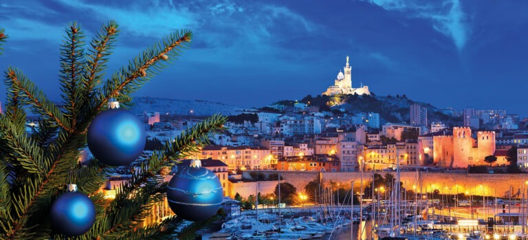 vue sur Marseille à Noël