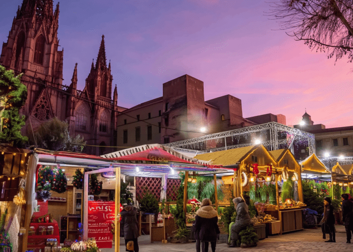Marché de Noël à Barcelone