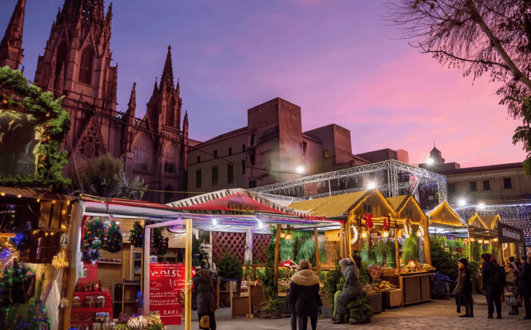 Marché de Noël à Barcelone