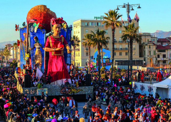 Défilé du Carnaval de Viareggio en Toscane